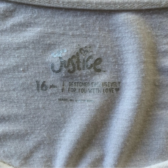 Bundle of Two Justice Kids Size 16 Multicoloured Long Sleeve Tees - Picture 9 of 13